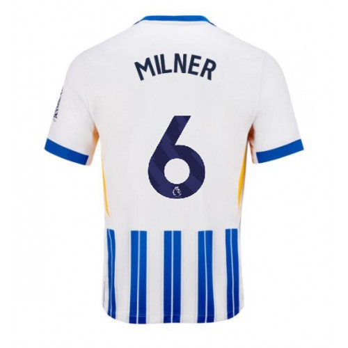 Pánský Fotbalový dres Brighton James Milner #6 2024-25 Domácí Krátký Rukáv